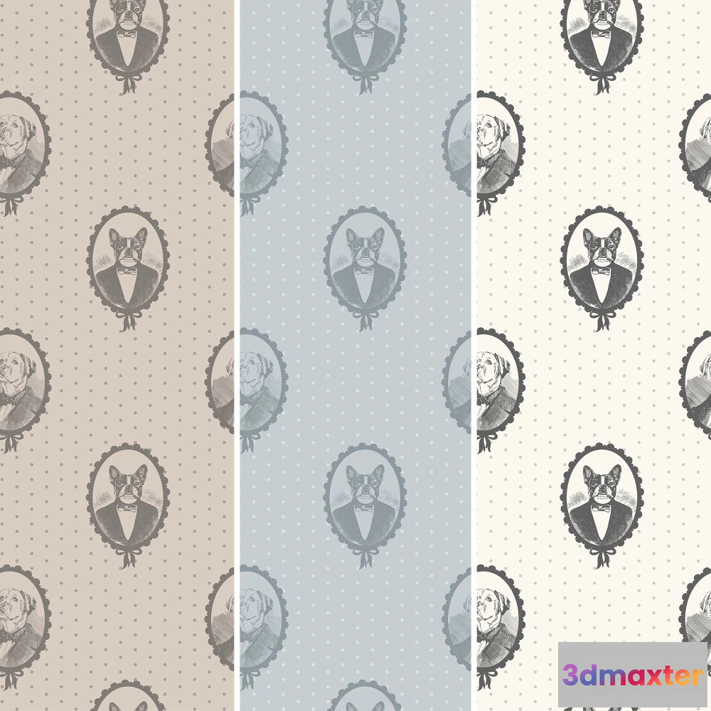 1675707 - Dress-wall - Wallpaper Pedigree 3D Max