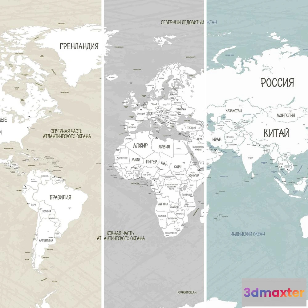 1675785 - Dress-wall - Wallpaper Contour map 3D Max