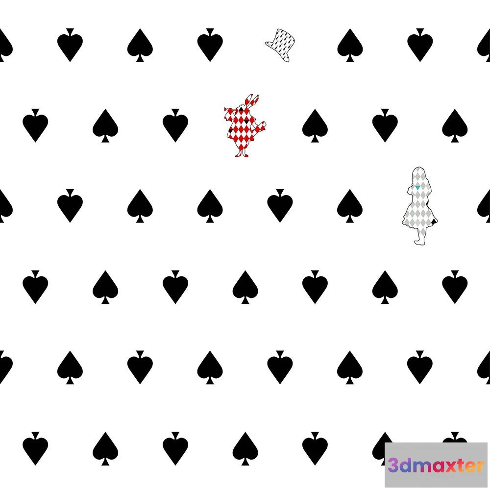 1675797 - Dress-wall - Wallpaper Looking glass 3D Max