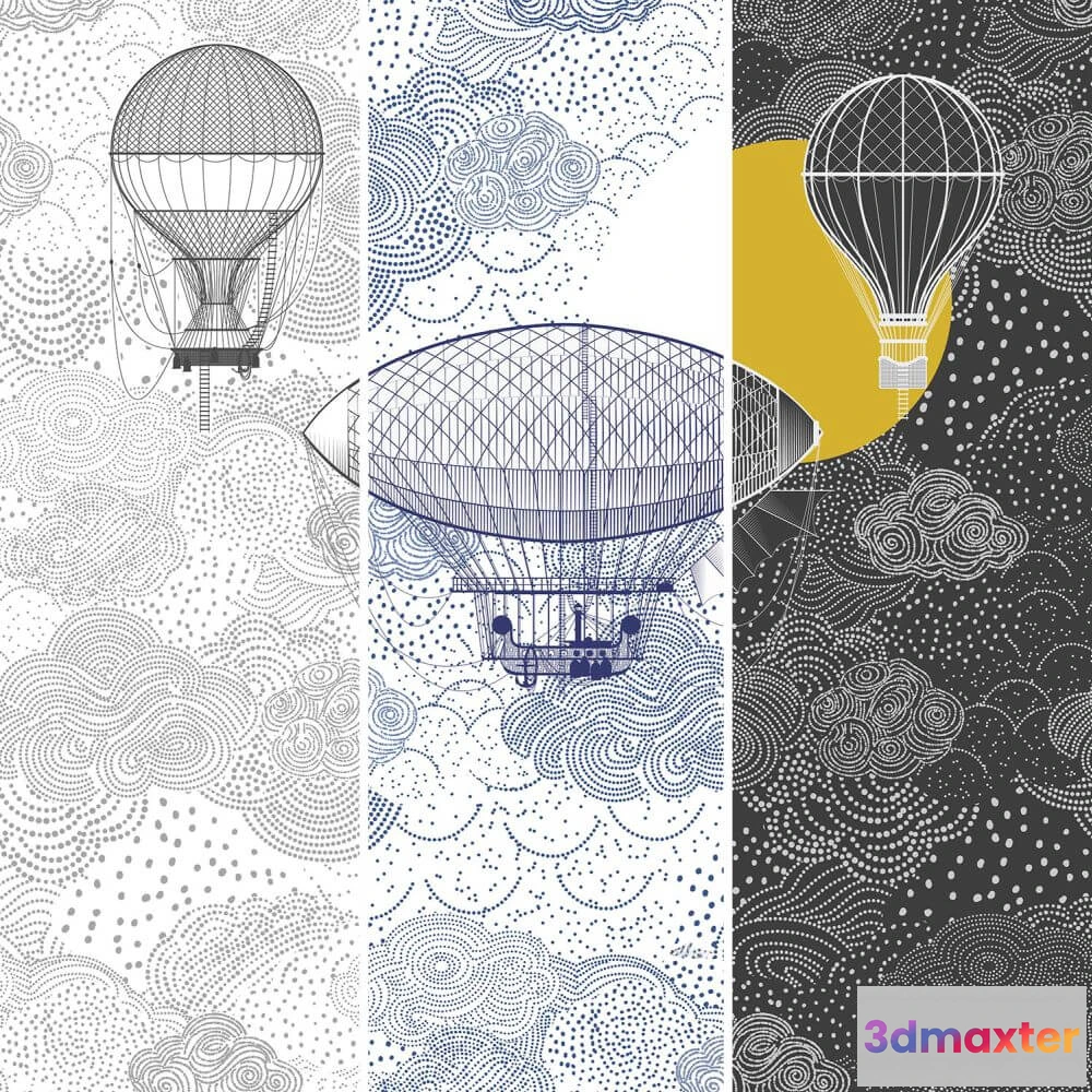 1675843 - Dress-wall - Wallpaper Aeronautics 3D Max