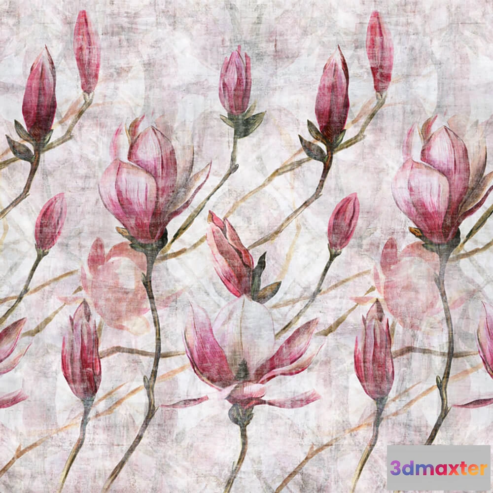 1676241 - Factura - Red magnolia 3D Max