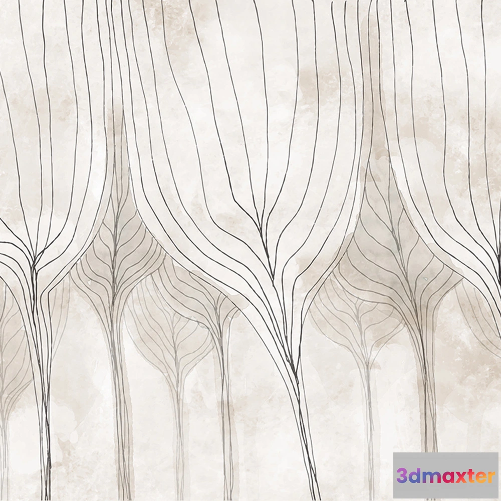 1676738 - INSTABILELAB - Wallpaper Sugar Tree 3D Max