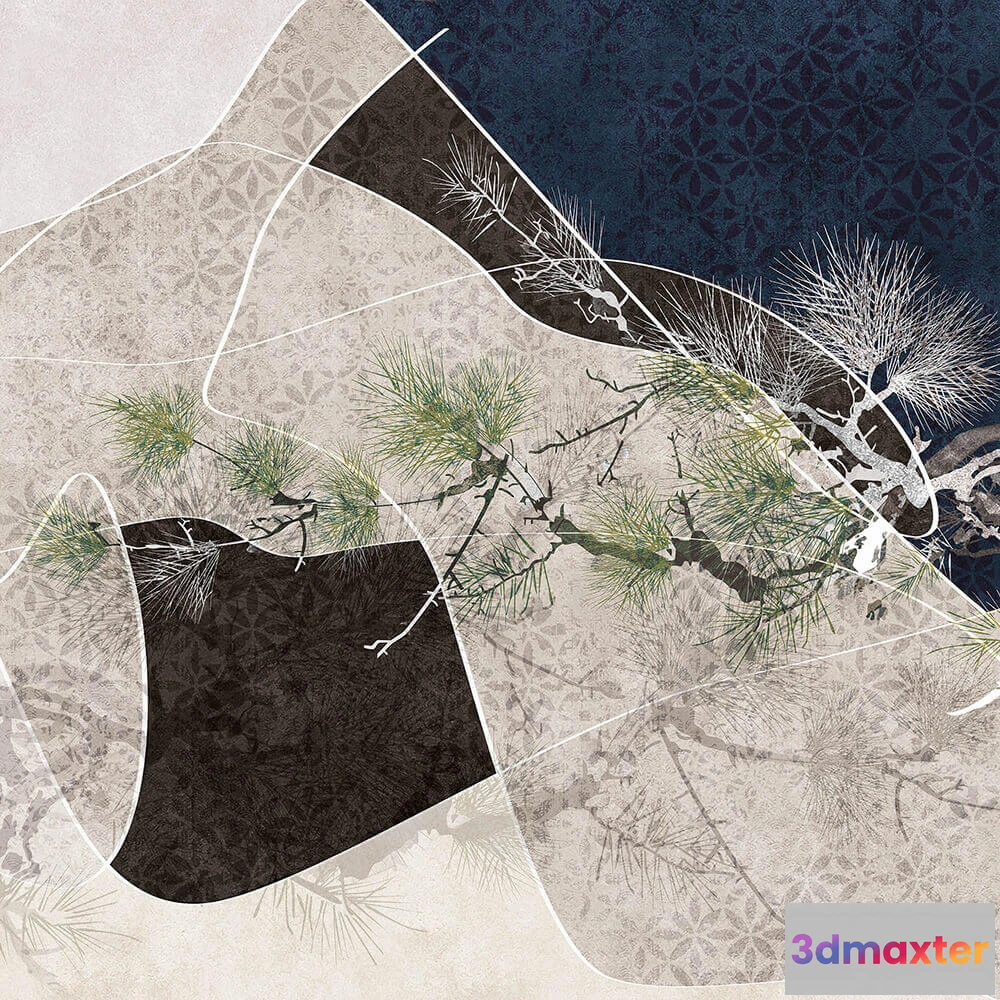 1676772 - INSTABILELAB - Wallpaper Matisse 3D Max