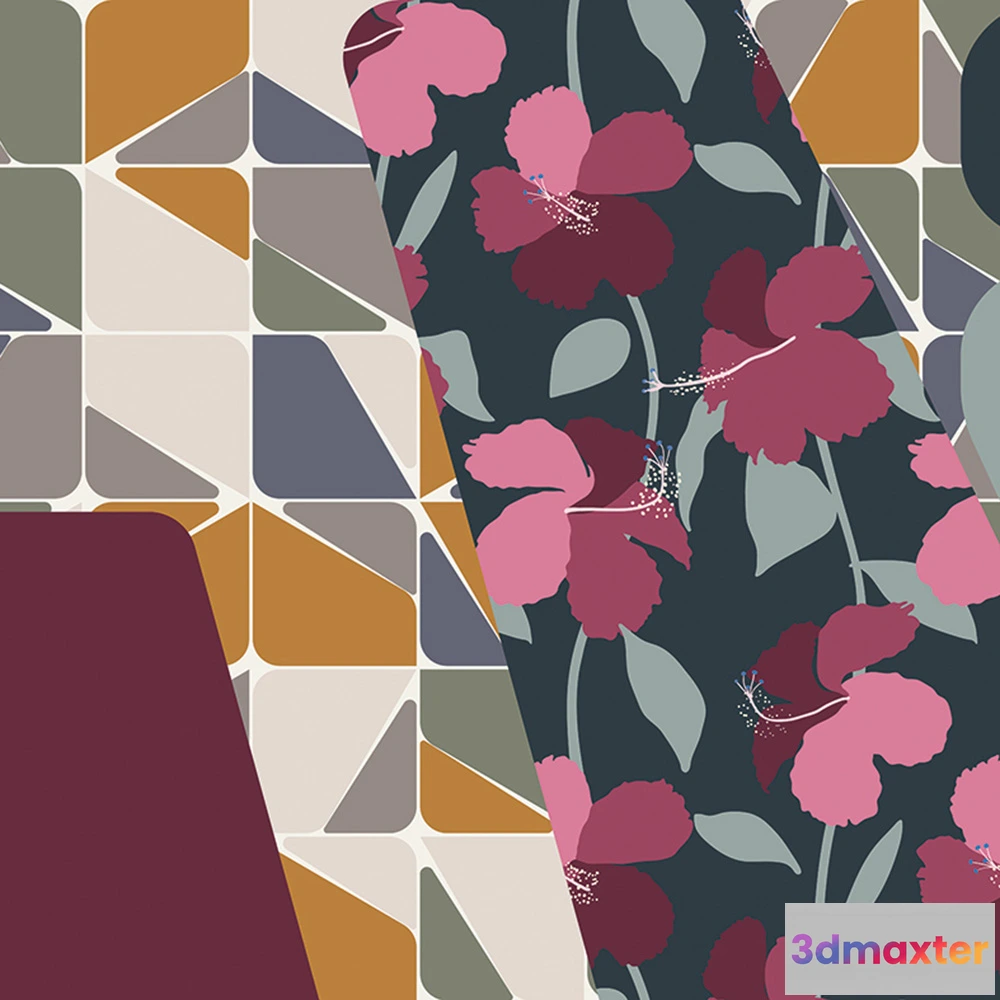 1676872 - INSTABILELAB - Wallpaper 60’s 3D Max