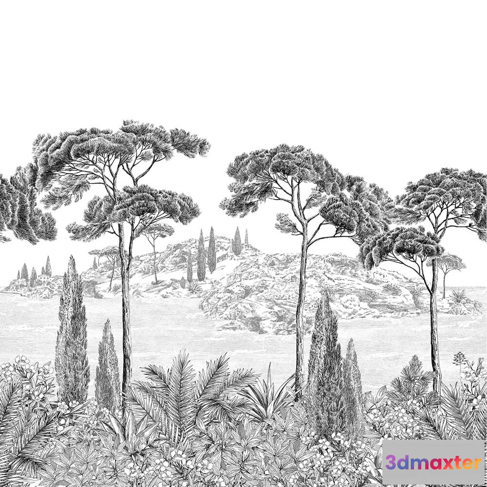 1677012 - Isidore Leroy - Wallpaper Peninsule 3D Max