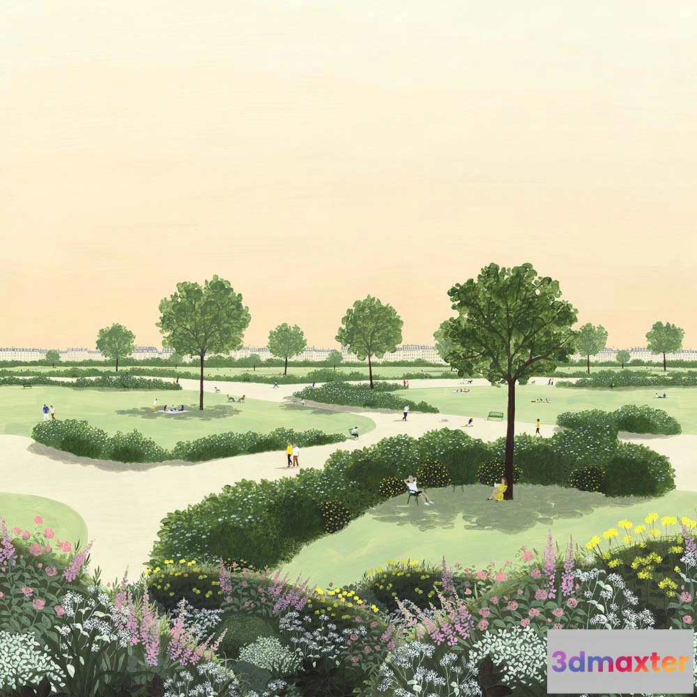 1677030 - Isidore Leroy - Wallpaper Parc 3D Max