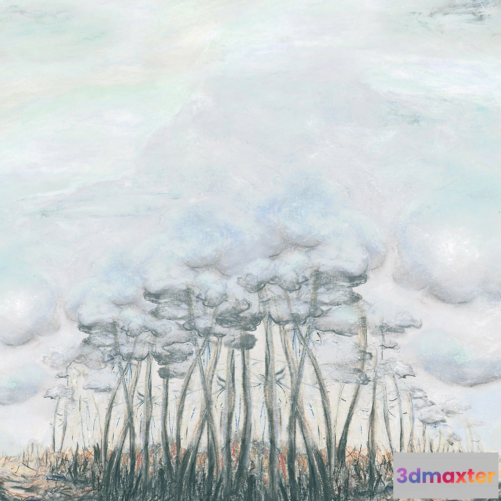 1677064 - Isidore Leroy - Wallpaper Riverie de pins 3D Max