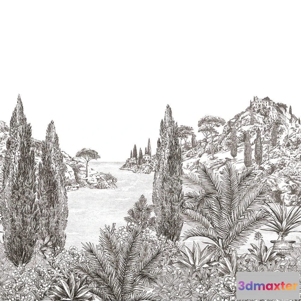 1677124 - Isidore Leroy - Wallpaper Cypres 3D Max