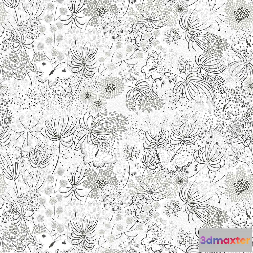 1677160 - Isidore Leroy - Wallpaper Ombelles 3D Max
