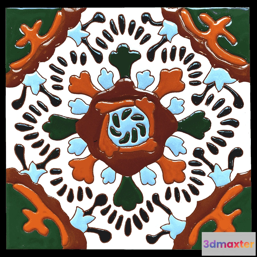 1677794 - Mane Tiles - Ceramic tile DC 7 3D Max