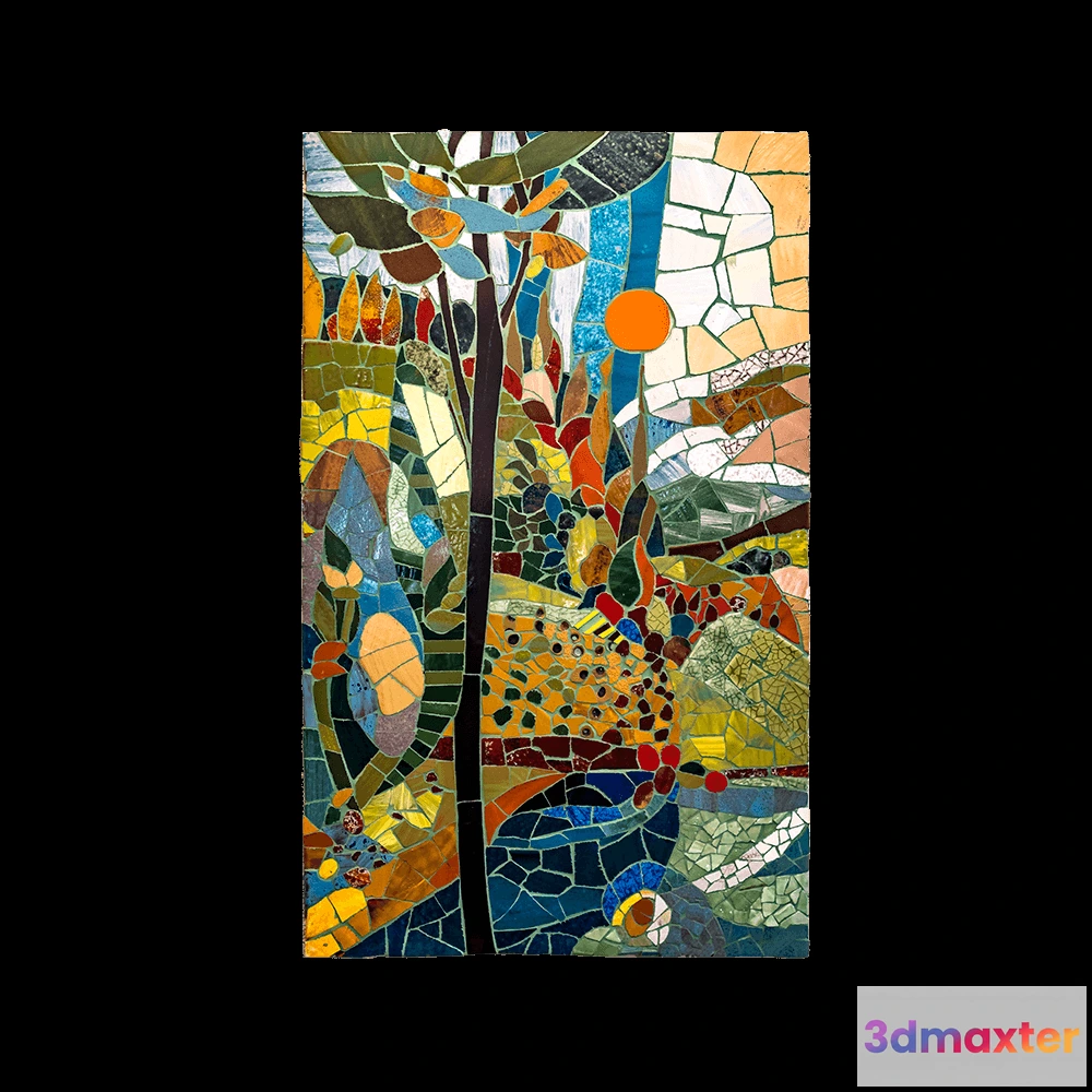 1677804 - Mane Tiles - Moz-0007-2 3D Max