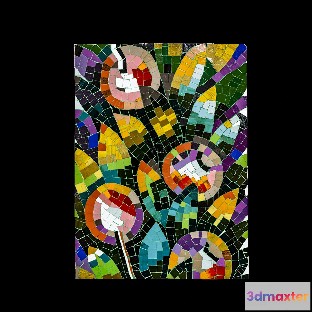 1677812 - Mane Tiles - Мoz-0007-1 3D Max