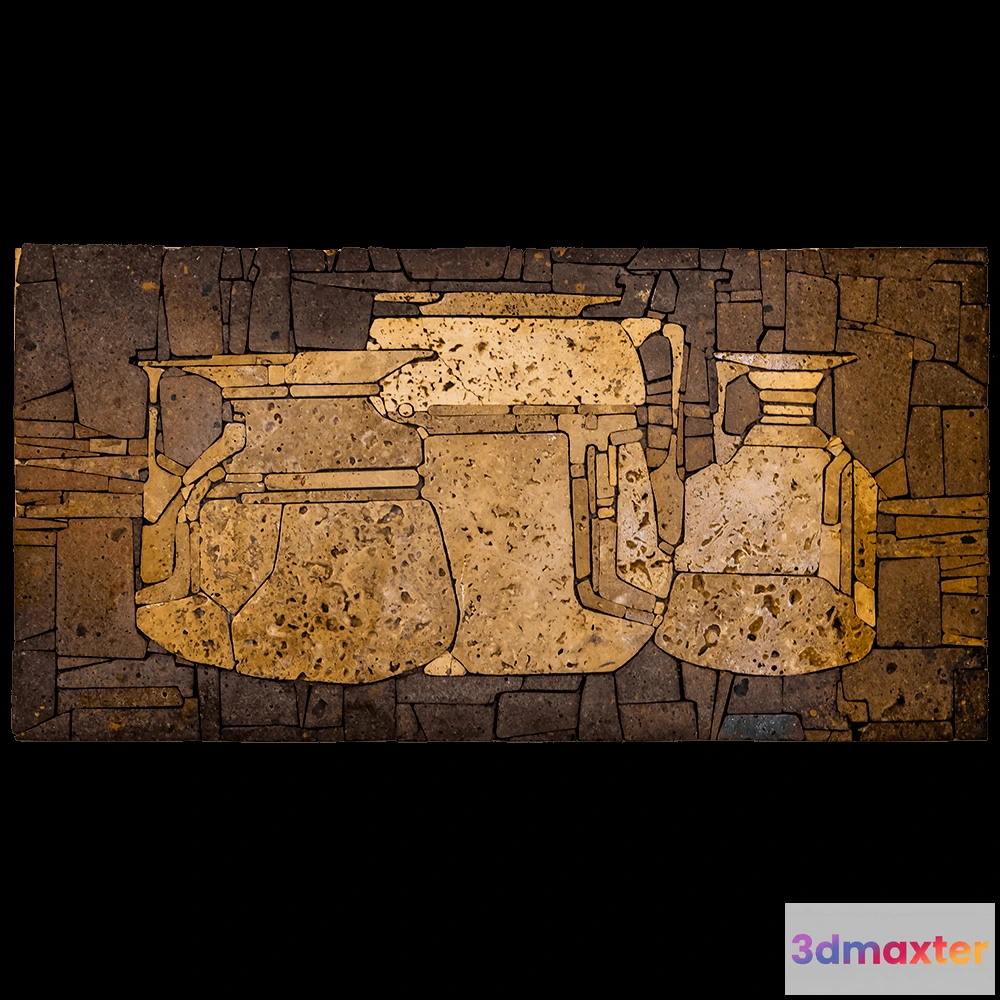 1677814 - Mane Tiles - Moz-0049 3D Max