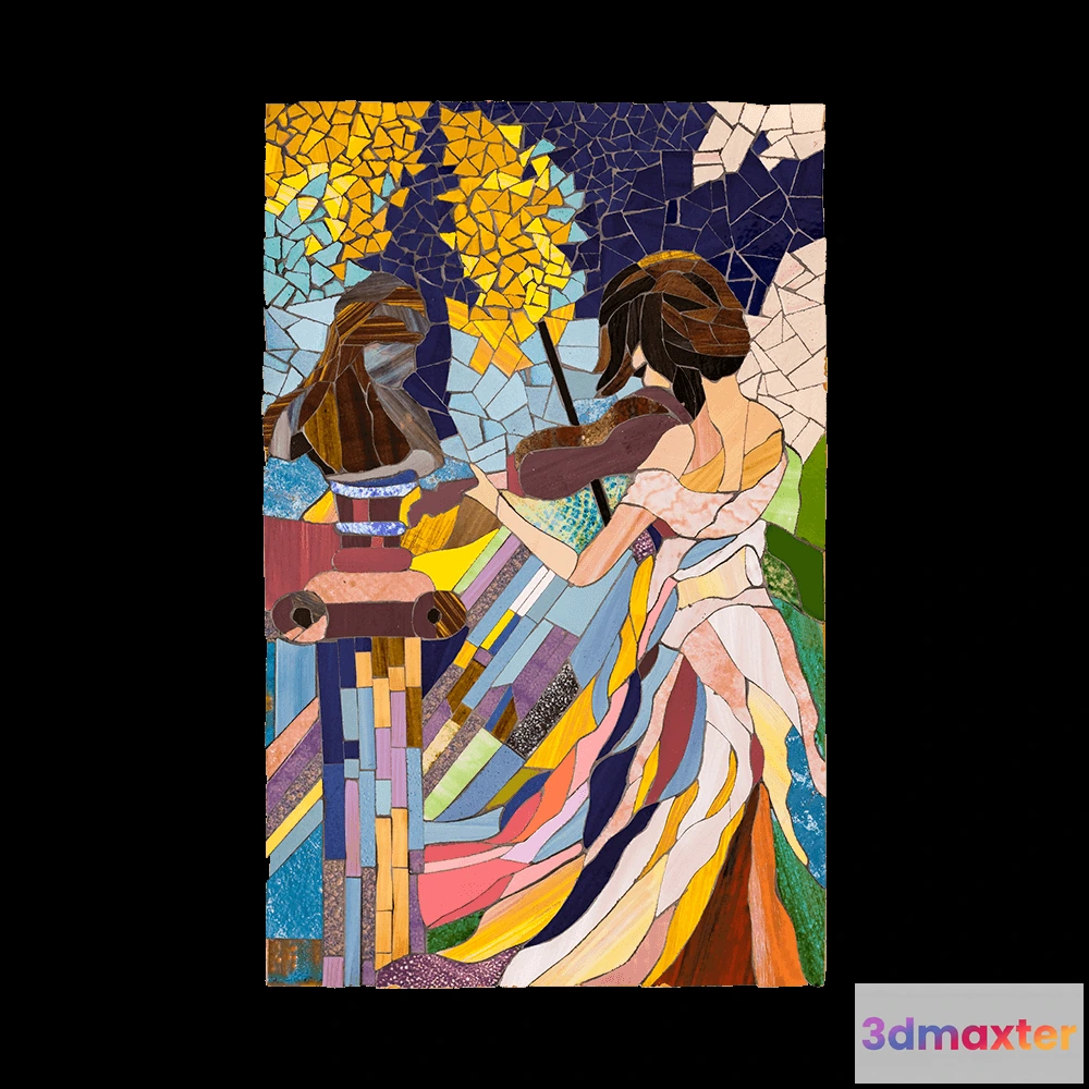 1677828 - Mane Tiles - Moz-0069 3D Max