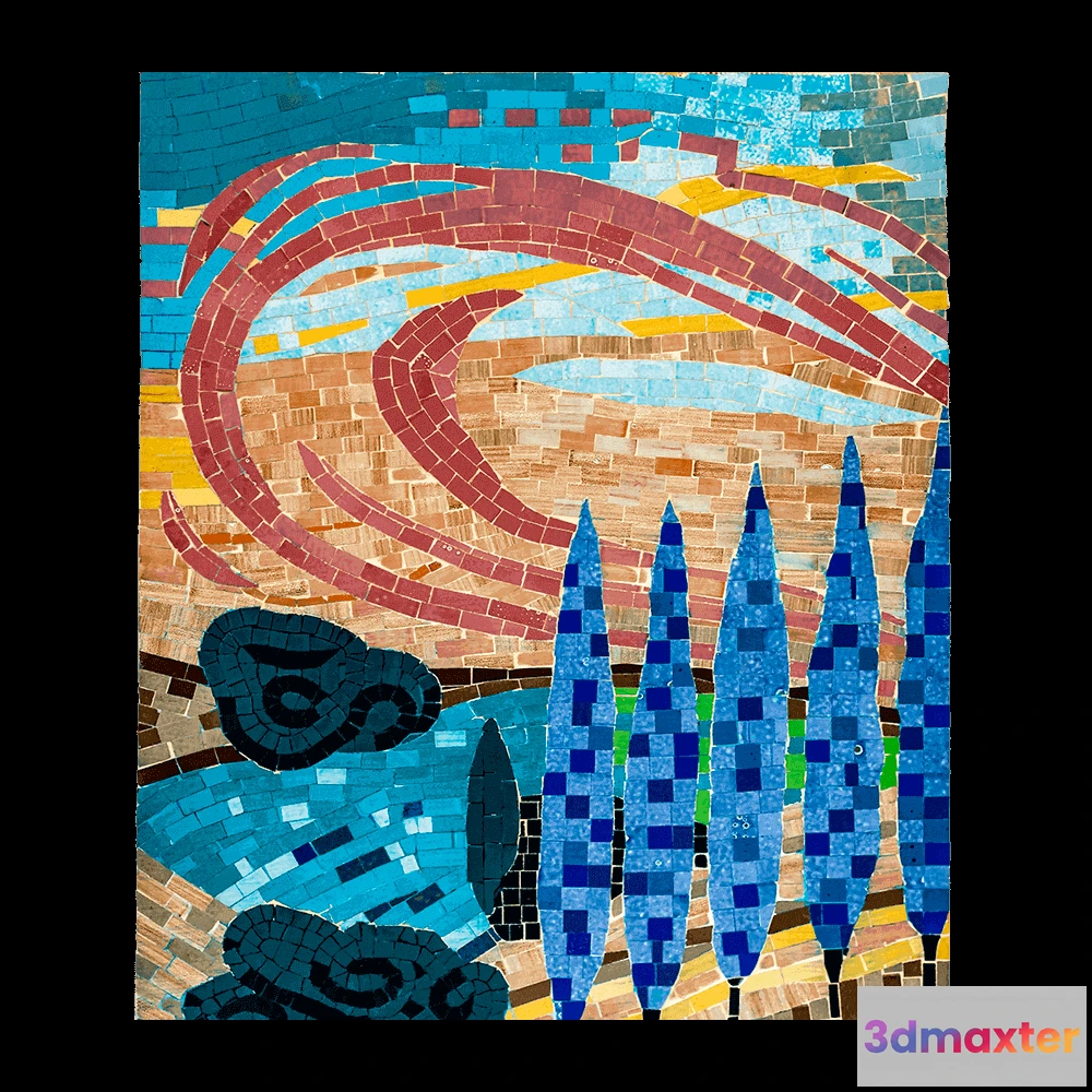 1677860 - Mane Tiles - Moz-0020 3D Max