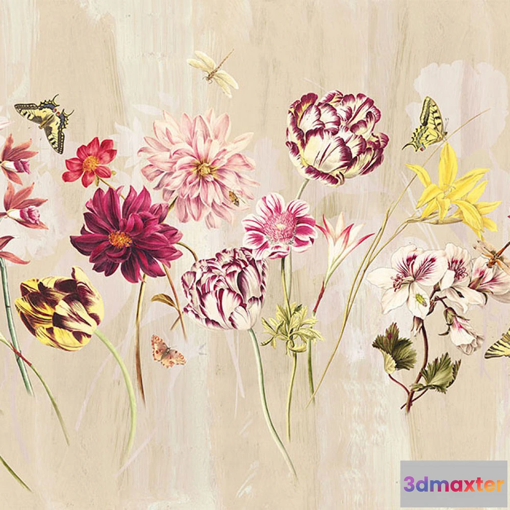 1677926 - Masureel - Wallpaper Elise 3D Max