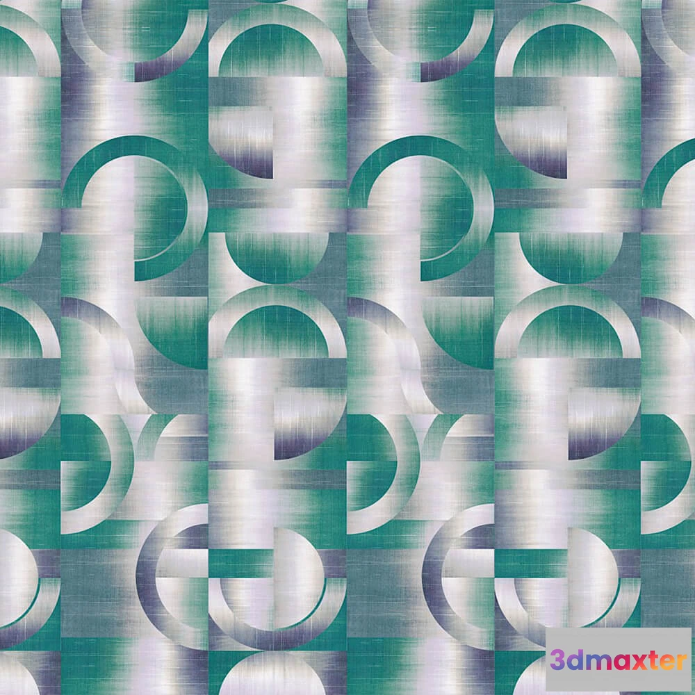 1677930 - Masureel - Wallpaper Leonardo Teal 3D Max