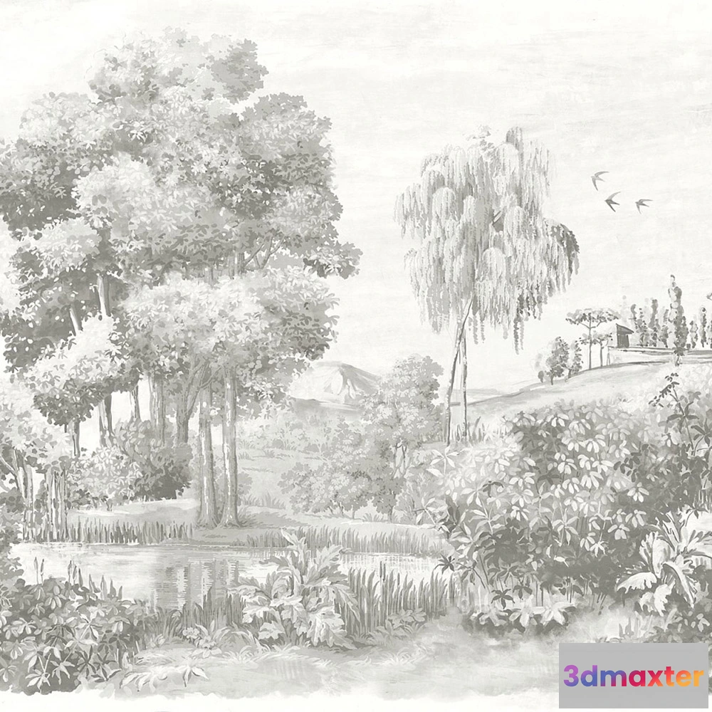 1677938 - Masureel - Wallpaper Landscape 3D Max