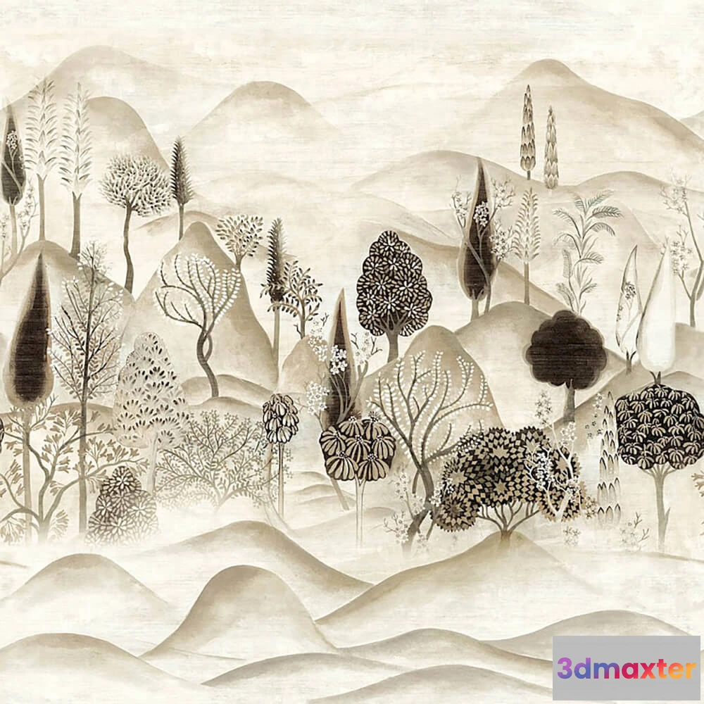 1677950 - Masureel - Wallpaper Munnar 3D Max