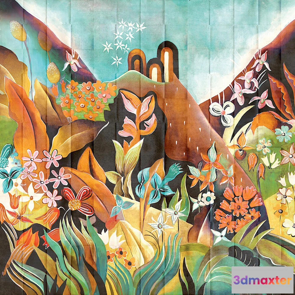 1677958 - Masureel - Wallpaper Elisian 3D Max