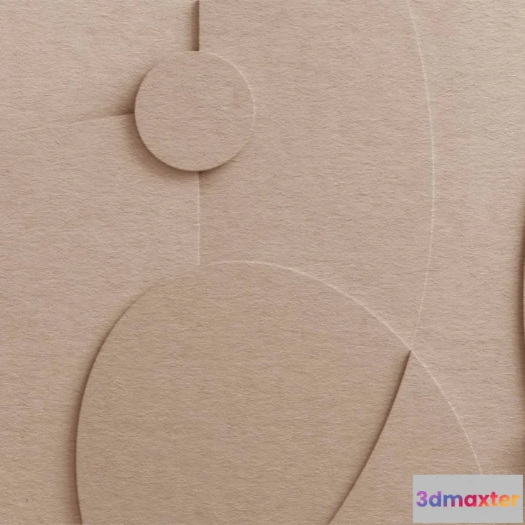 1678072 - Murals - Wallpaper Relief 3D Max