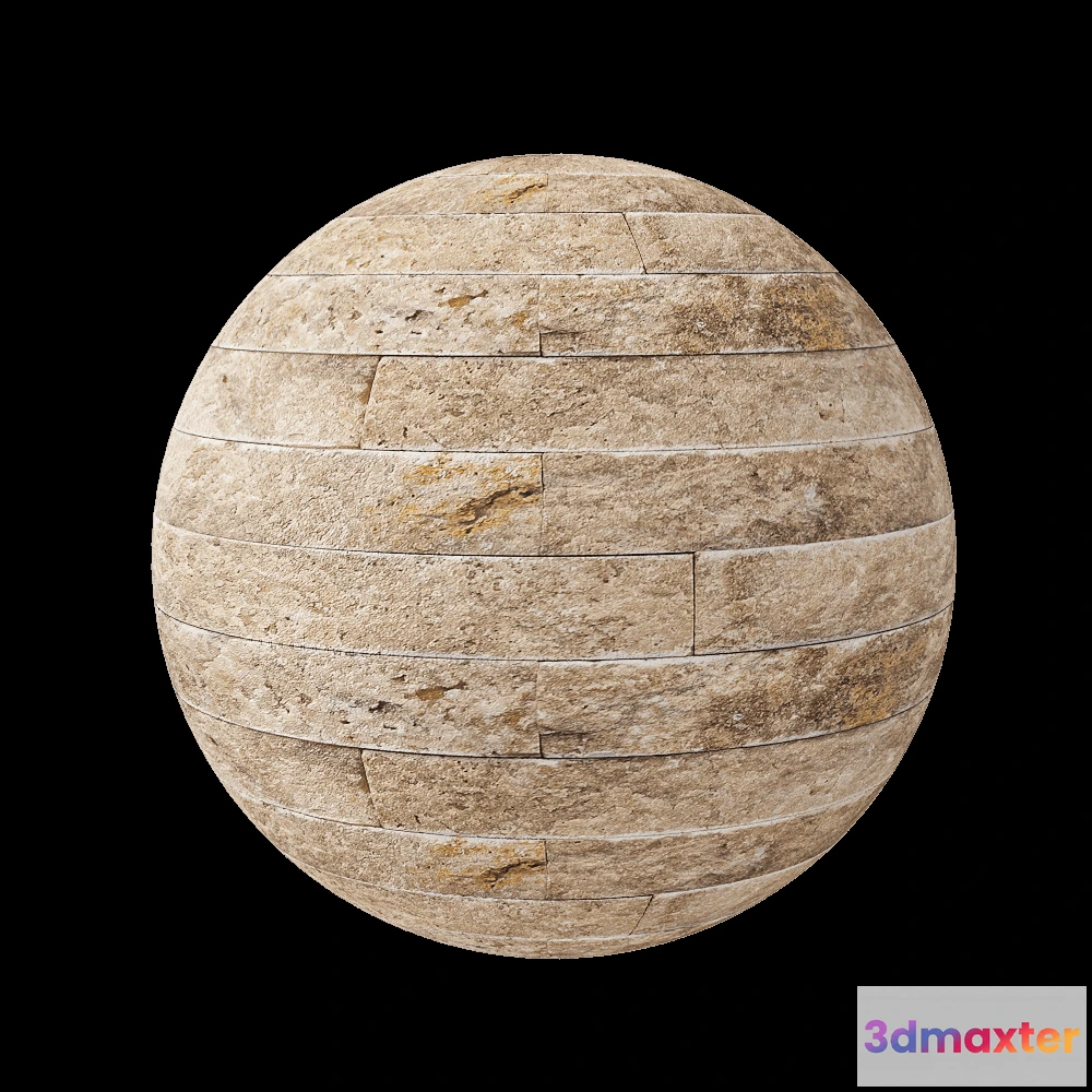 1678894 - Nur Mosaic - Mosaic classic travertine fur coat 3D Max