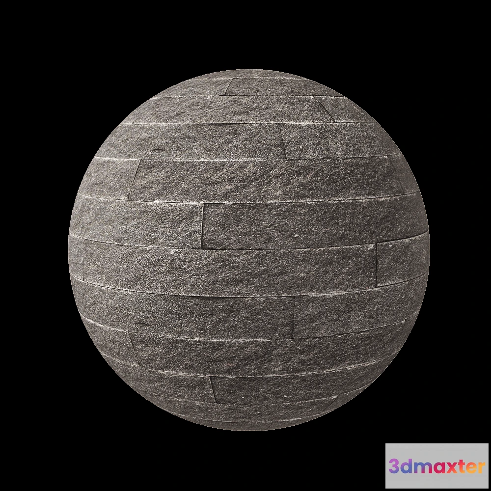 1678914 - Nur Mosaic - Basalt shub mosaic tile ashlar series 3D Max