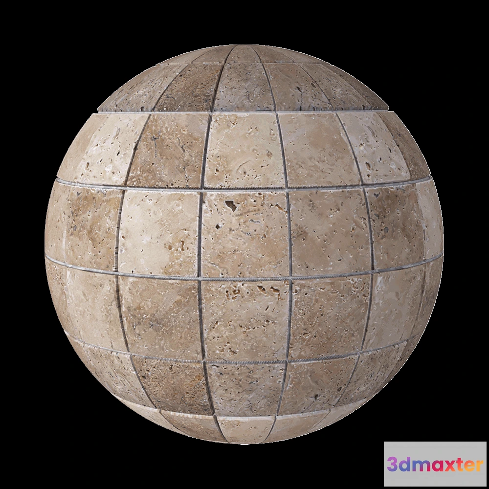 1678960 - Nur Mosaic - Mosaic tiles travertine antique 3D Max