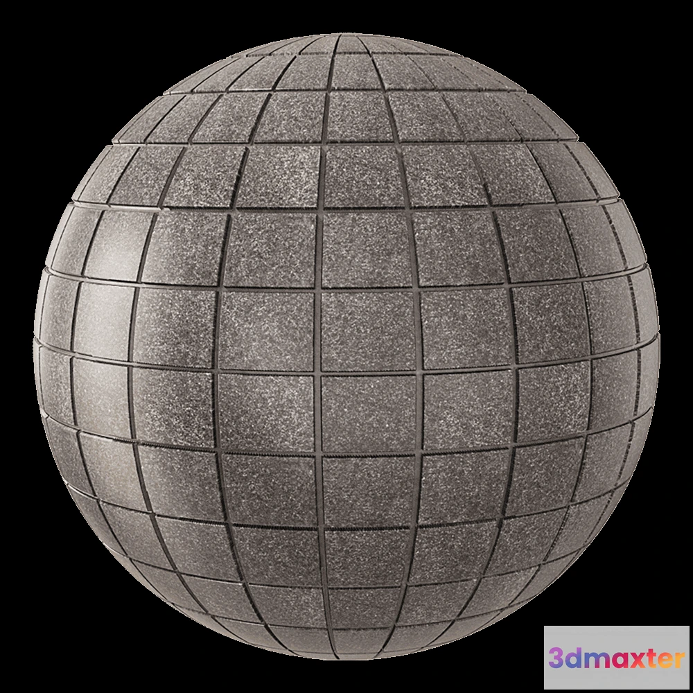 1679014 - Nur Mosaic - Basalt cube natural mosaic 3D Max