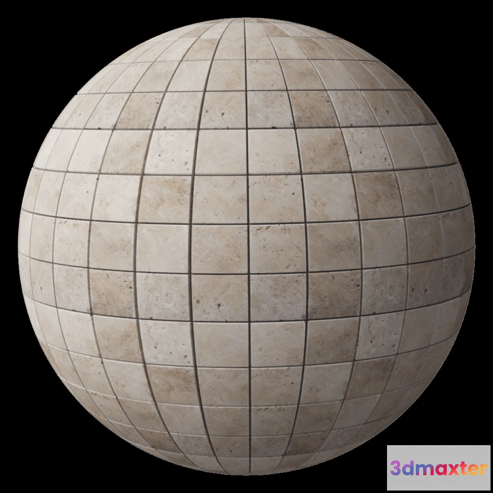 1679034 - Nur Mosaic - Mosaic with antique pattern 3D Max