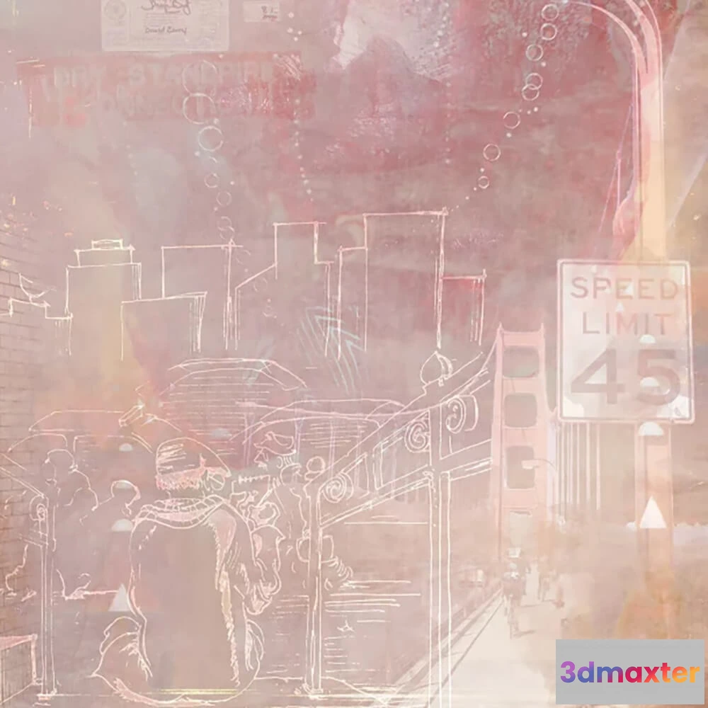 1679110 - Officinarkitettura - Wallpaper Viaggio attraverso il Golden Gate 3D Max