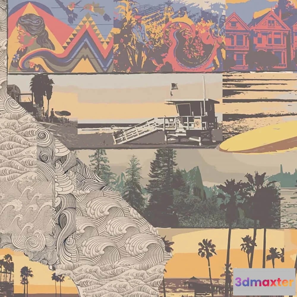 1679136 - Officinarkitettura - Wallpaper Viaggio in The Golden State 3D Max