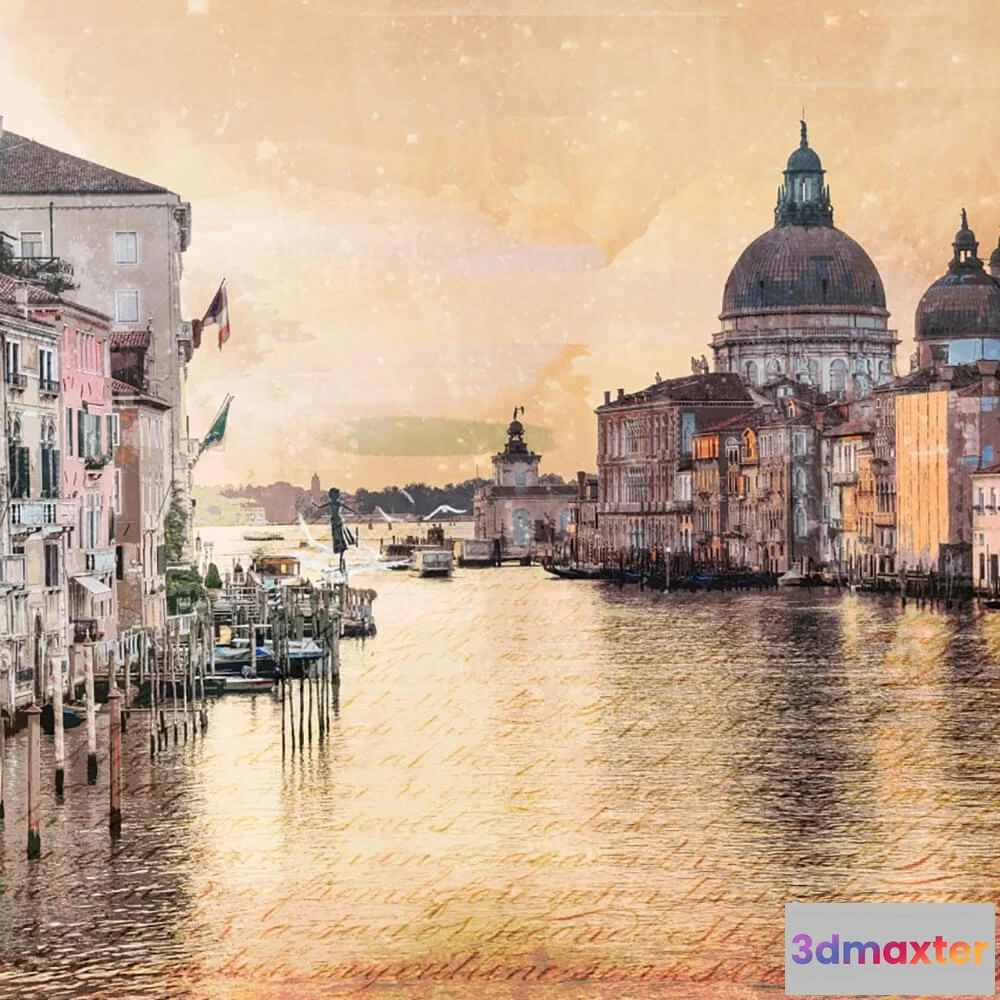 1679154 - Officinarkitettura - Wallpaper Venezia 3D Max