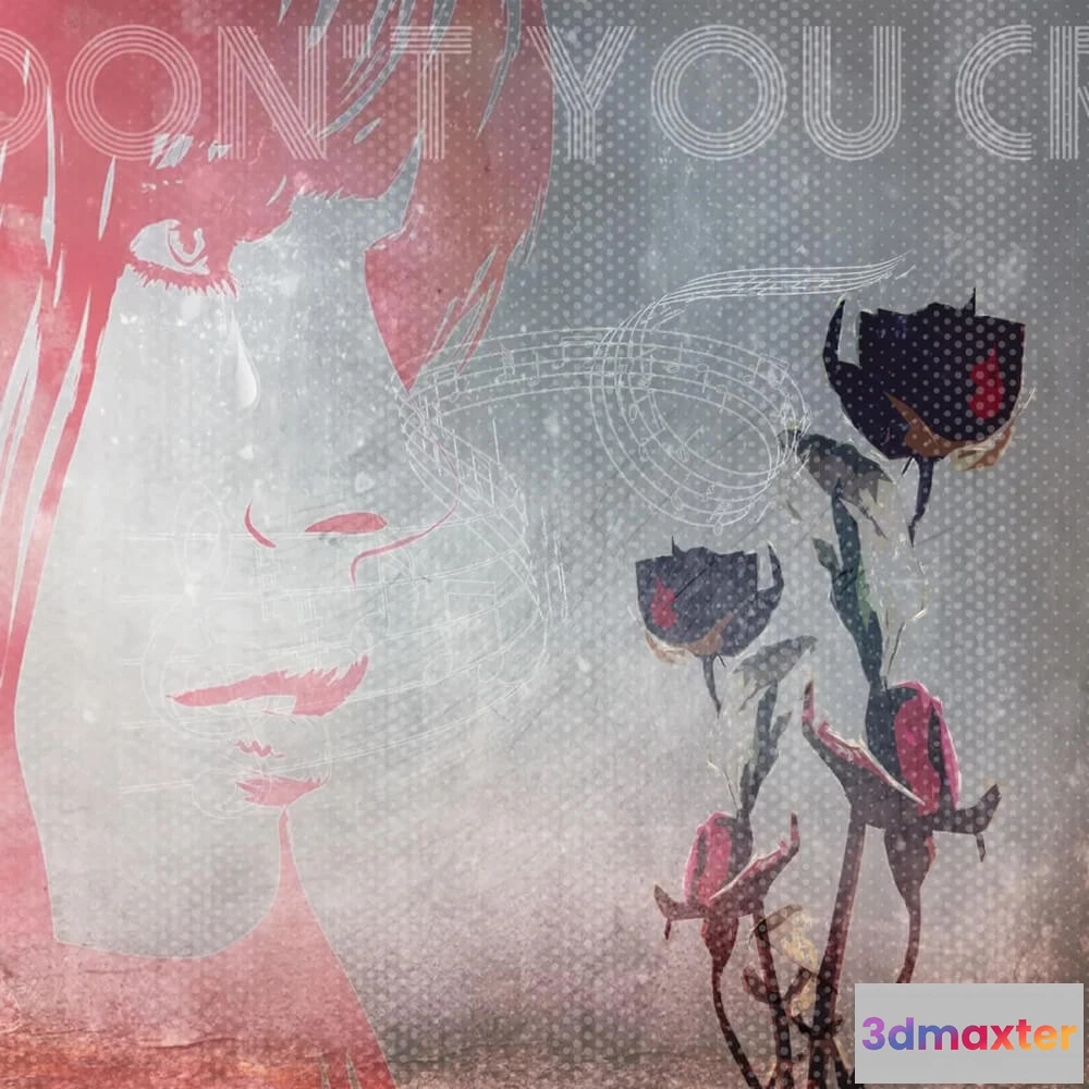 1679160 - Officinarkitettura - Wallpaper Roses 2 3D Max