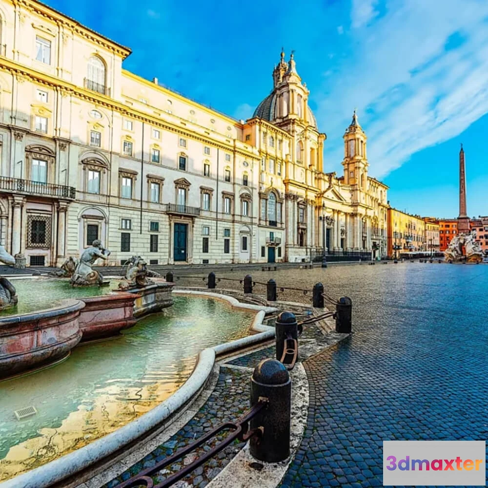 1679164 - Officinarkitettura - Wallpaper Navona 3D Max