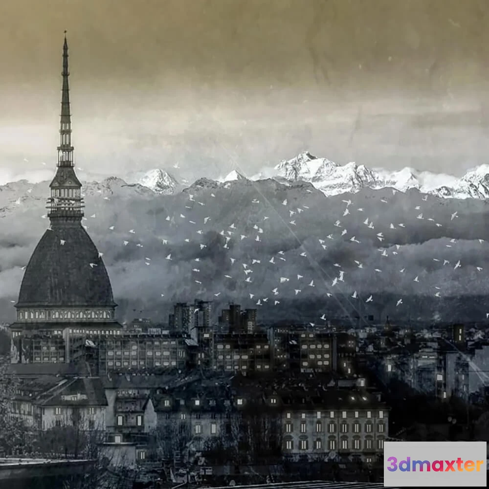 1679174 - Officinarkitettura - Wallpaper Torino 3D Max