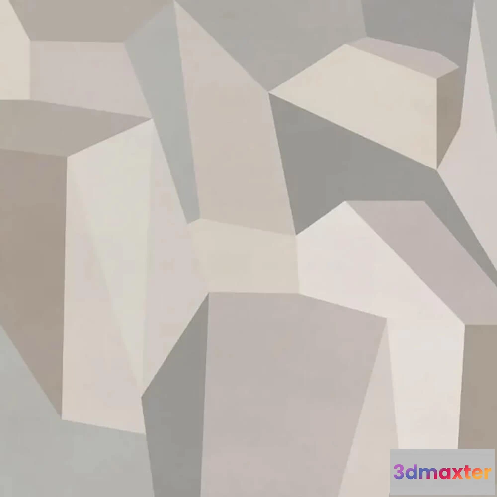 1679200 - Officinarkitettura - Wallpaper Paesaggio Cubista 3D Max