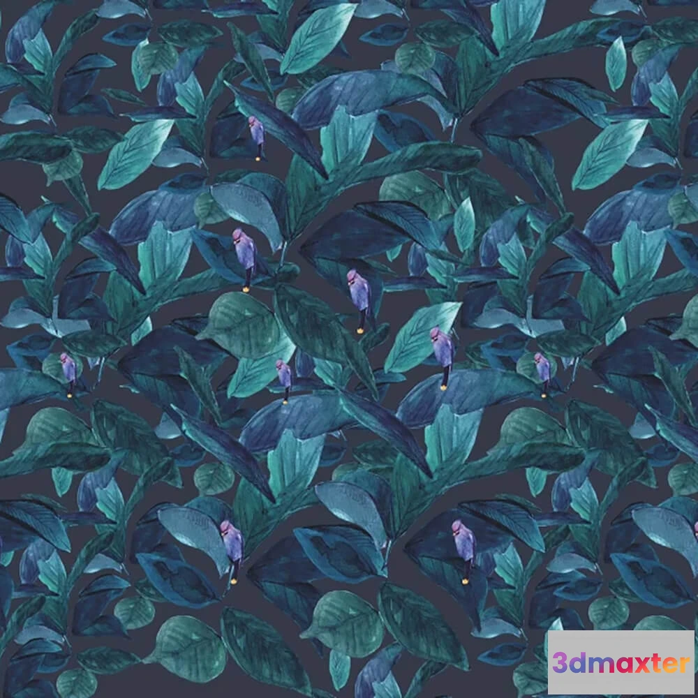 1679226 - Officinarkitettura - Wallpaper In Blue 3D Max