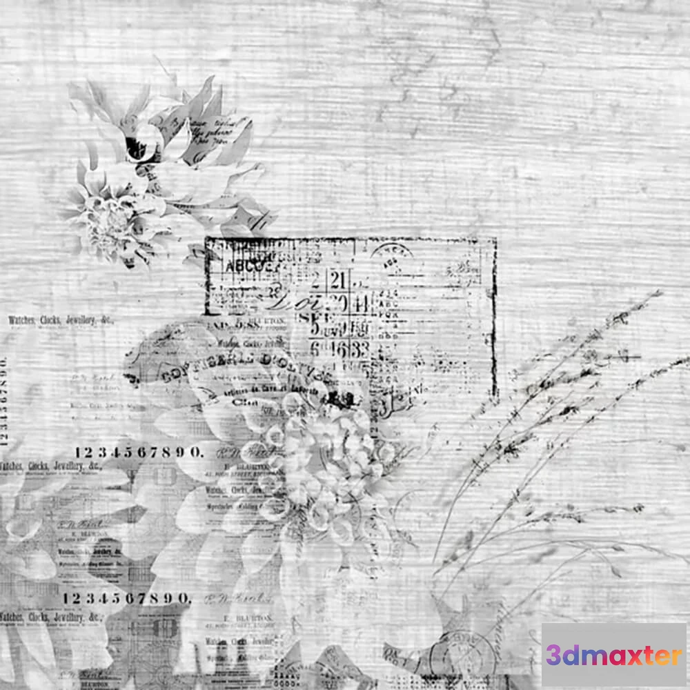 1679252 - Officinarkitettura - Wallpaper Paperflower 3D Max