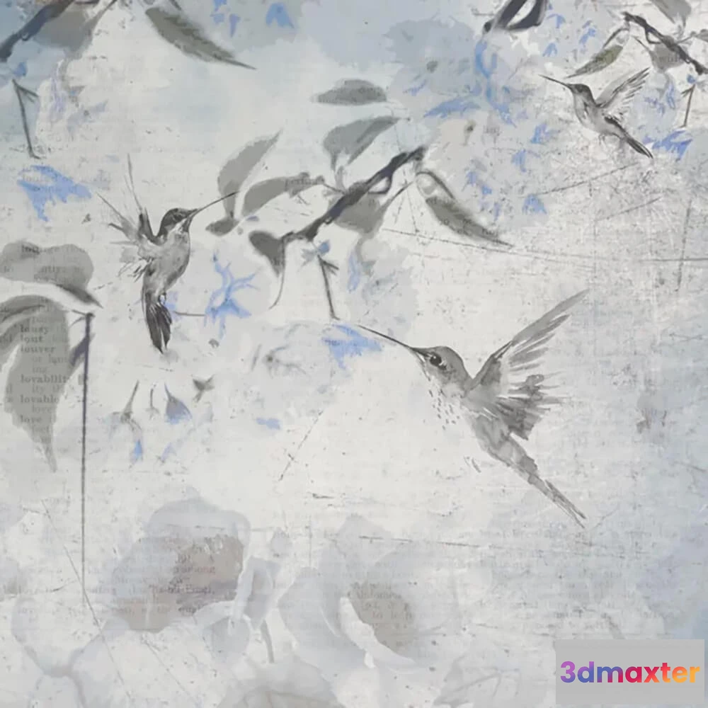 1679260 - Officinarkitettura - Wallpaper Colibrì 3D Max