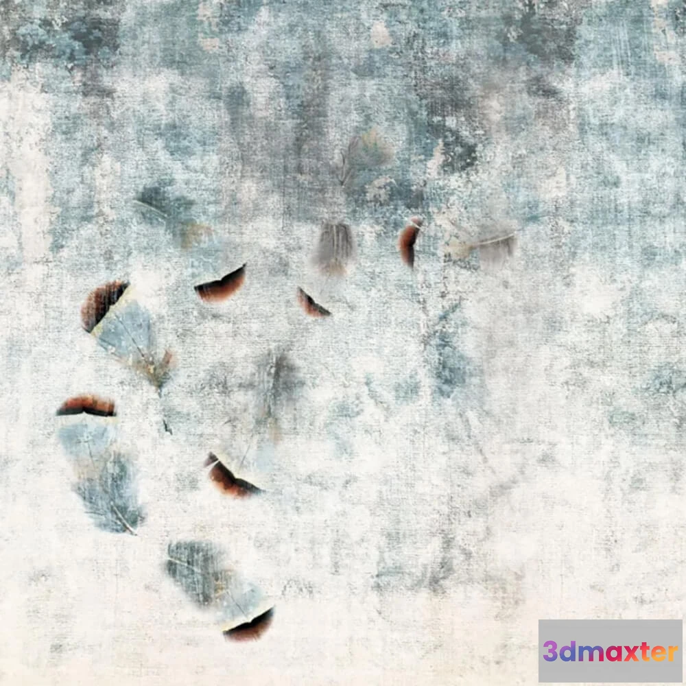 1679322 - Officinarkitettura - Wallpaper Feathers 2 3D Max