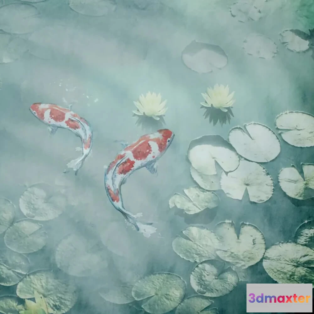 1679368 - Officinarkitettura - Wallpaper Koi 3D Max