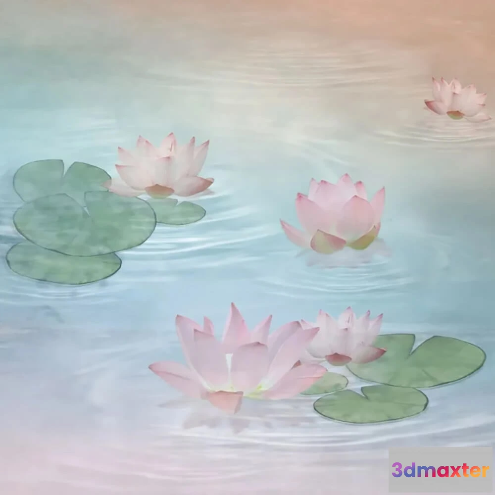 1679392 - Officinarkitettura - Wallpaper Loto 3D Max