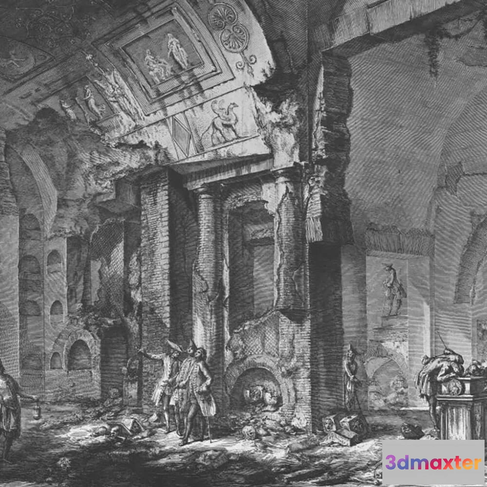 1679496 - Officinarkitettura - Wallpaper Romanus Prospectus 3D Max