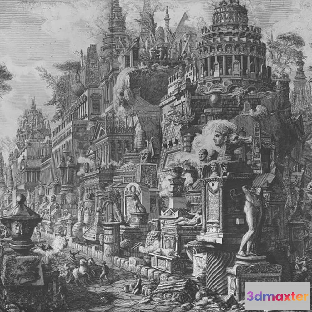 1679498 - Officinarkitettura - Wallpaper Parlanti Ruine 3D Max