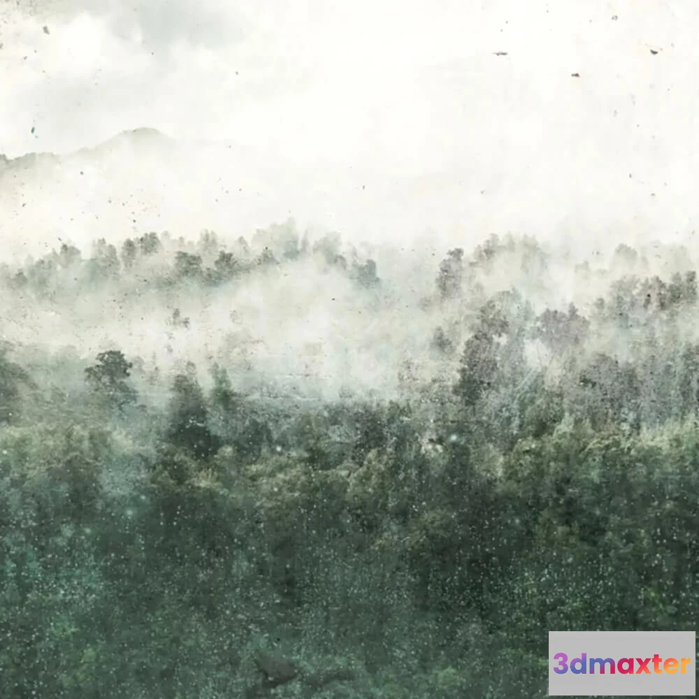 1679510 - Officinarkitettura - Wallpaper Fading Mountains 3D Max