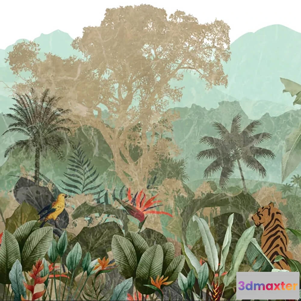 1679512 - Officinarkitettura - Wallpaper Amazzonia 3D Max