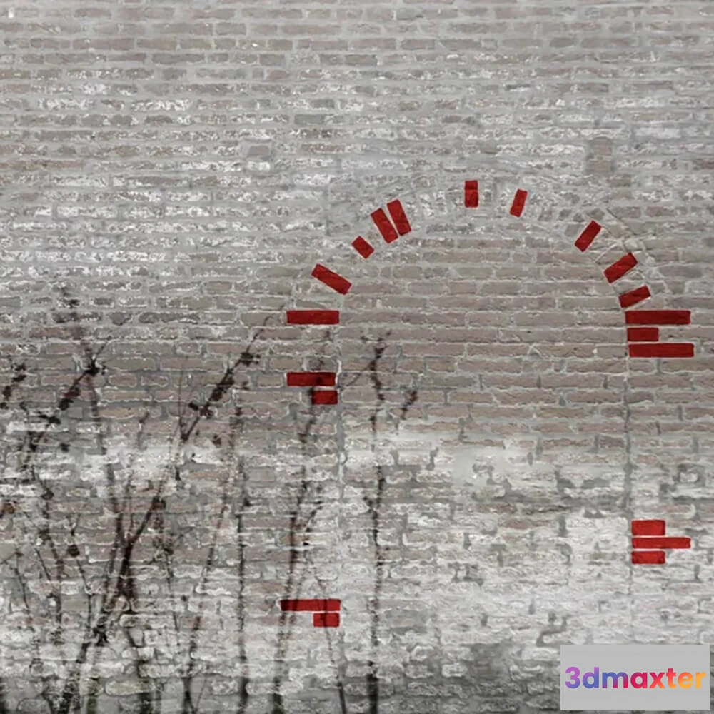 1679564 - Officinarkitettura - Wallpaper Red Spots 3D Max