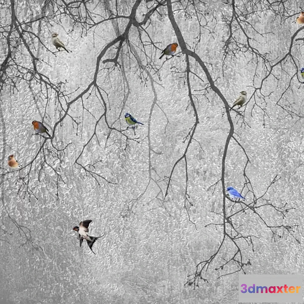 1679602 - Officinarkitettura - Wallpaper Birds 3D Max