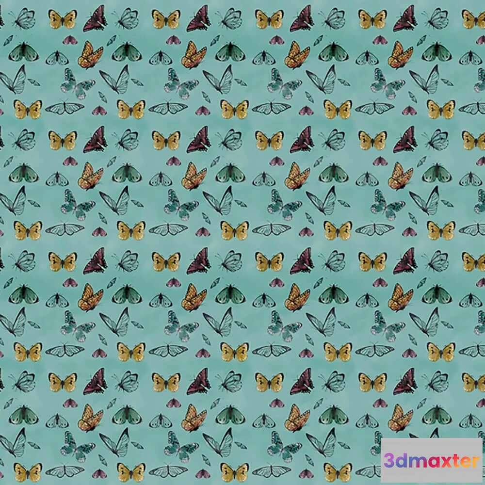 1679638 - Officinarkitettura - Wallpaper Butterfly 1 3D Max